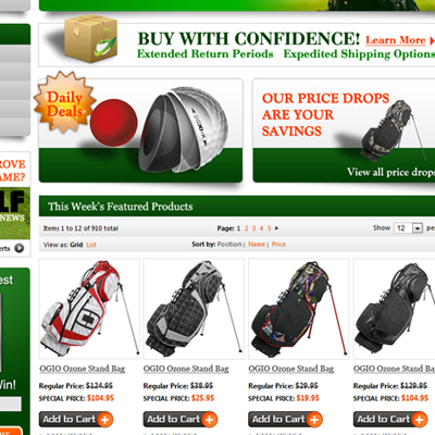 Golf Overstock